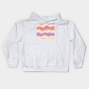 Colors Waves Stripes Kids Hoodie